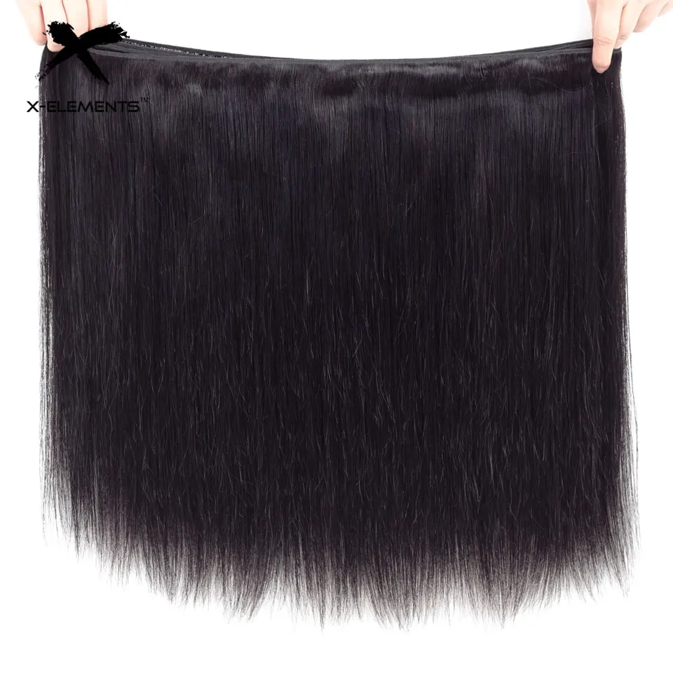 X-Elements Peruvian Straight Hair Weave Bundles Natural Color 100% Human Hair Weave Extensions Non Remy Hair 1/3/4 Bundle Deals X-Elements Peruvian Straight Hair Weave Bundles Natural Color 100% Human Hair Weave Extensions Non Remy Hair 1/3/4 Bundle Deals