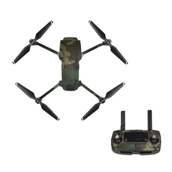 

Colorful Camo DJI Mavic Pro Skin Sticker Vinyl Skin Decal Set Remote Controller Battery Body Wrap Waterproof Decal PVC Sticker