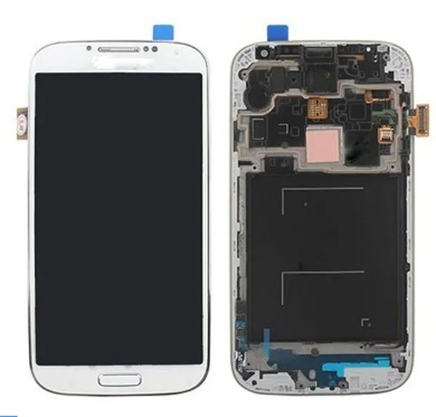 

LCD Display For Samsung Galaxy S4 Value Edition GT-I9515 I9515 With Touch screen + Frame Assembly, Free Shipping(White)