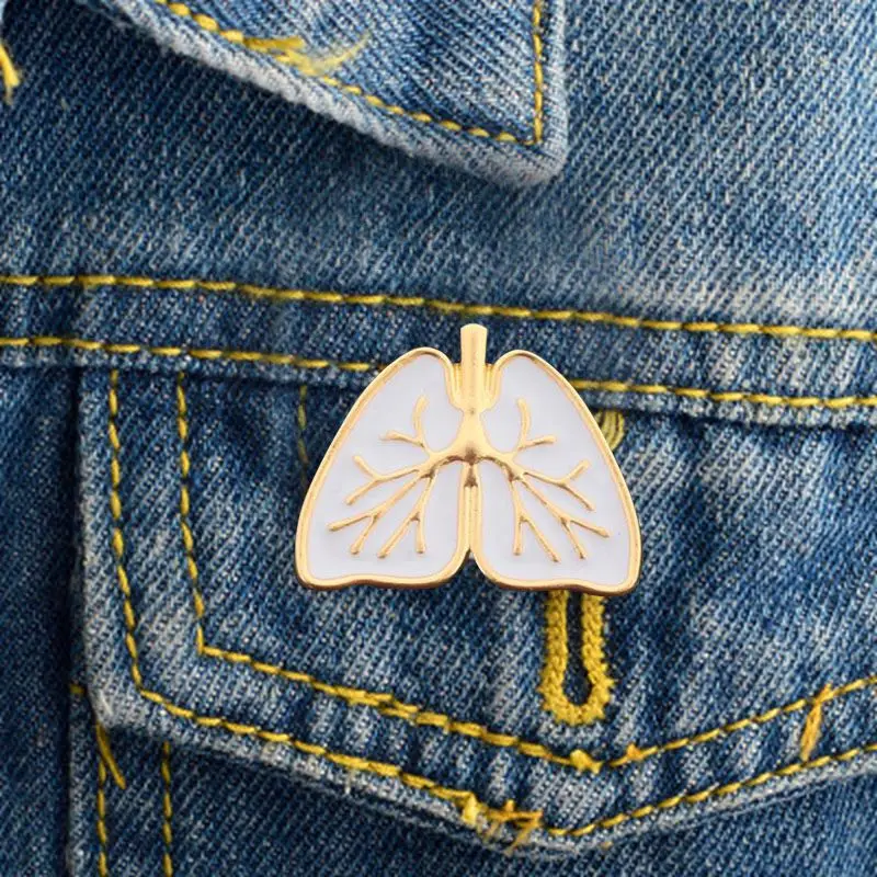 Anatomy Human Organ Enamel Pin Medical Jewelry Freeshipping Heart