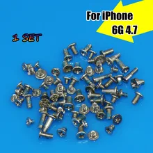 JCD Фирменная Новинка Высокое качество для iPhone 6 6G 4,7 Полный Винт установочные винты Замена аксессуары с LS-005