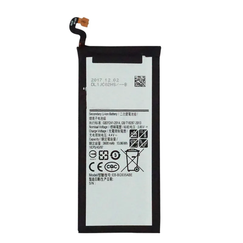

OHD Original Replacement Battery EB-BG935ABE For Samsung GALAXY S7 Edge G9350 G935FD G935W8 SM-G935F High Quality 3600mAh
