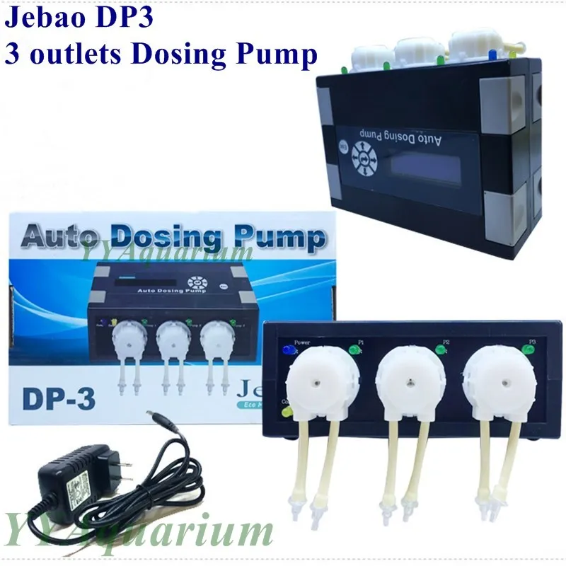 Details about   Jebao DP-3 3-Channel Auto Dosing Pump for Saltwater Reef Aquarium 