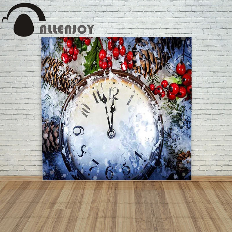 

Allenjoy christmas photography backdrop xmas tree fruit pine fruit children's vinyl photocall photo photographic