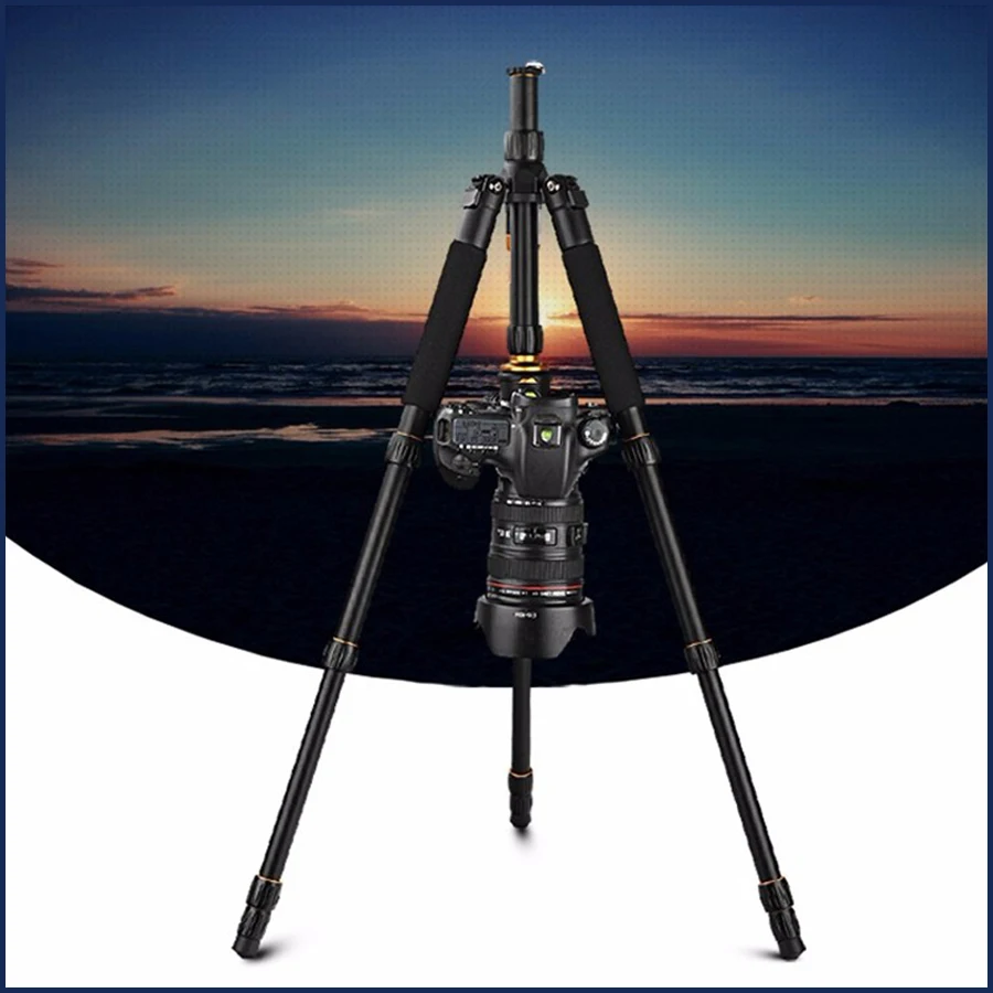 New QZSD Professional Magnesium Aluminium Alloy Tripod Monopod For