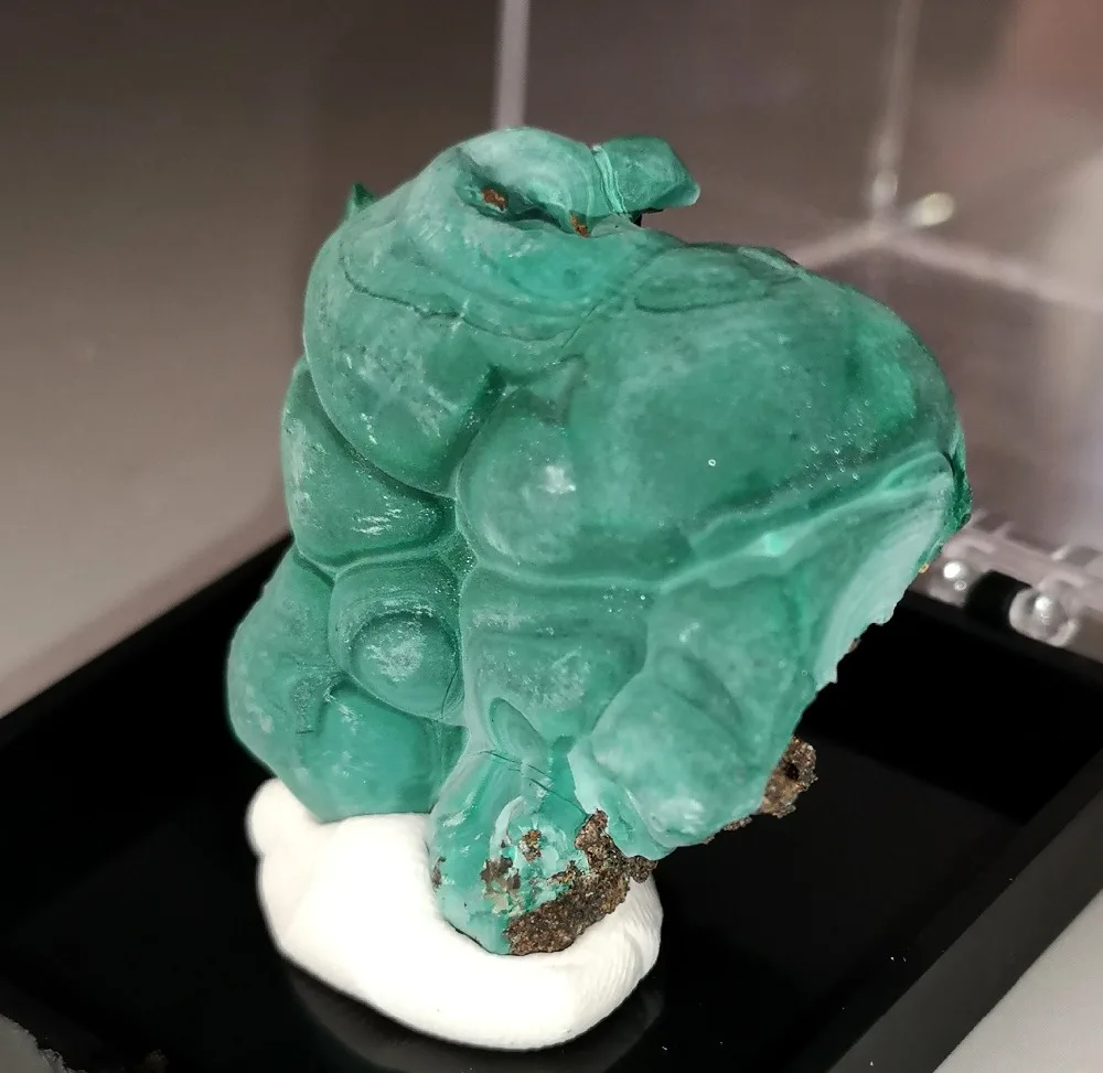 

Natural rare malachite mineral specimen green stone crystal teaching specimen collection from China