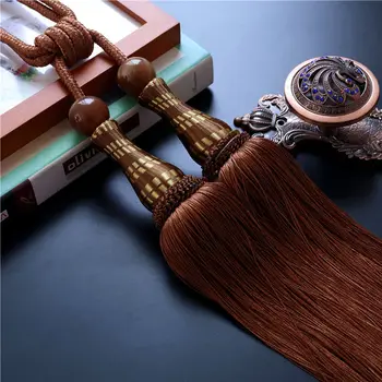 

Fashion Home Decoration Curtain Clips Accessories Hanging Belt Curtain Strap Curtain Tassel Fastener Tieback Buckle Hot Sale