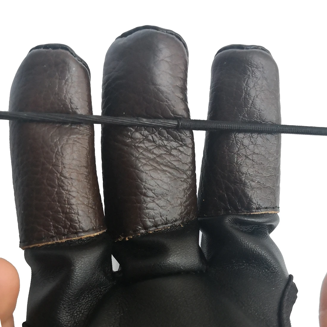 3 Fingers Archery Glove Protect Finger Tab for Recurve Bow Traditional