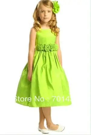 lime green dress for girls