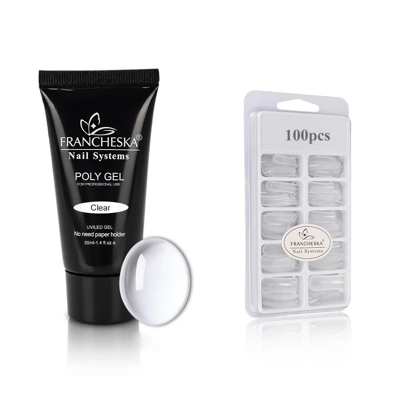 Франческа поли гель набор быстрое строительство полигель набор кристалл желе твердый полигель акриловый замочить от наращивания ногтей Akryl гель Builde