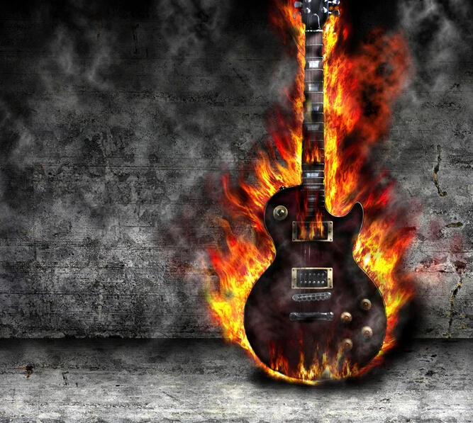 

home decor Flame Guitar diamond mosaics Full drill diamond painting cross stitch diamond embroidery picture of rhinestones zs84