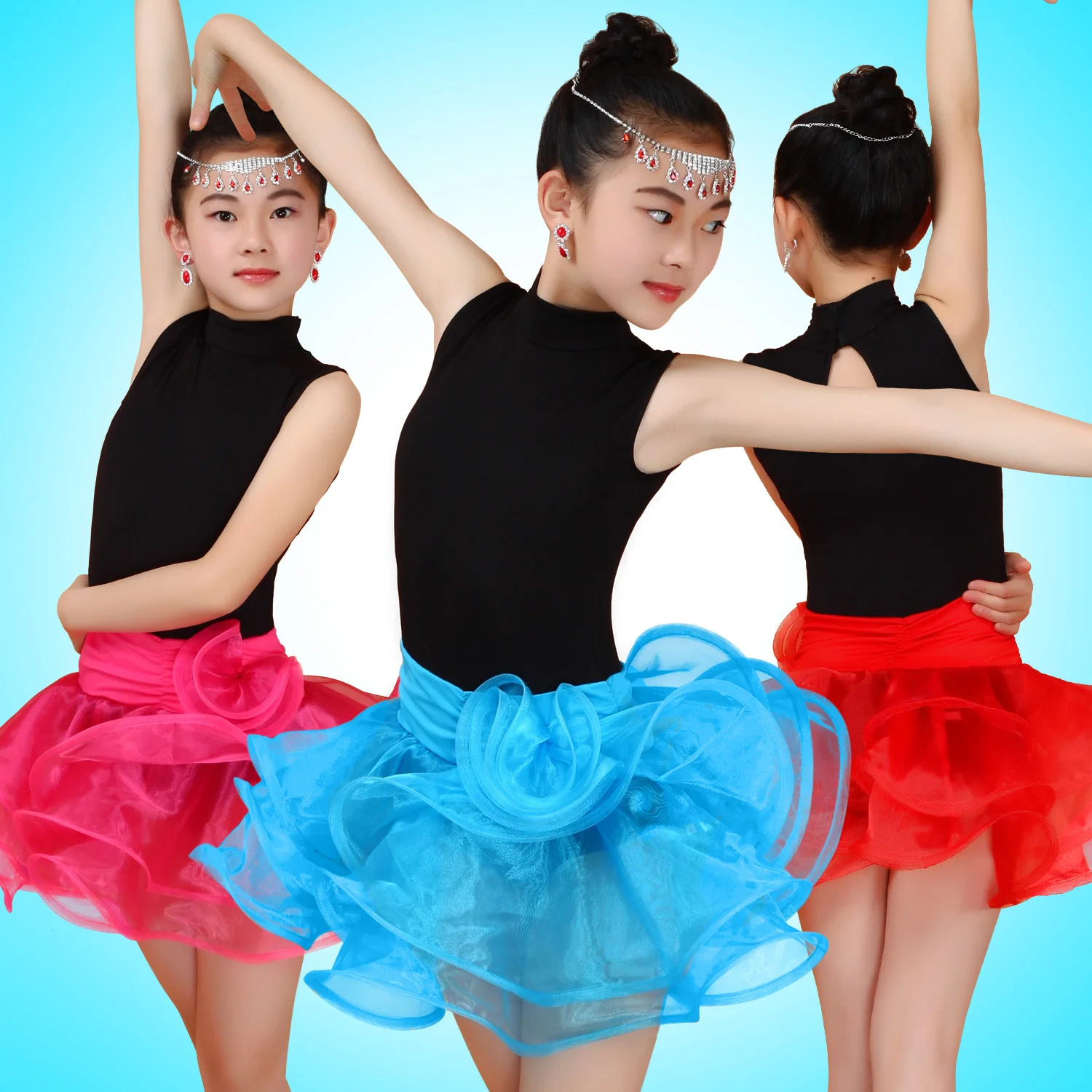 Children s Latin font b Dance b font Clothes Fringe font b Dance b font Costume