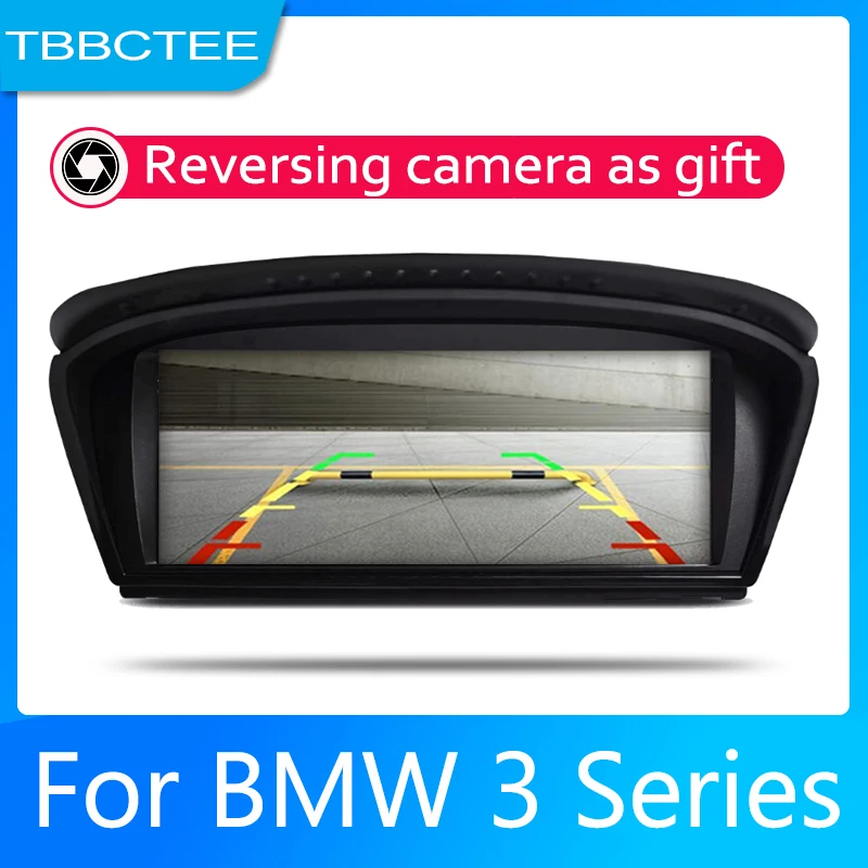 Discount Car Android System 1080P IPS LCD Screen For BMW 3 Series E90 E91 E92 E93 2003-2008 CCC Car Radio Player GPS Navigation WiFi AUX 1