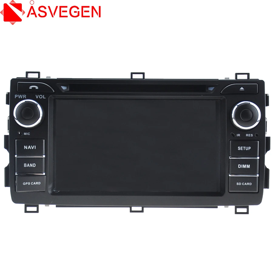Discount Asvegen Touch Screen Car Android Multimedia Radio CD DVD Player GPS  Navigation Audio Video Stereo System For Toyota Auris 2013 0