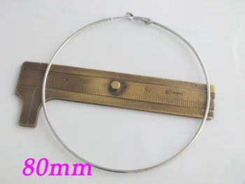 

Free shipping !! Z-4907 100pcs/lot Ear Wire Hooks 80mm