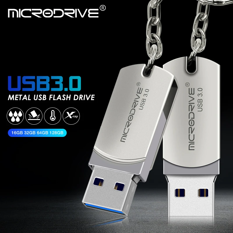 Металлический флэш накопитель USB 128 8 ГБ 16 32 64 3 0 Гб|USB флэш-накопители| |