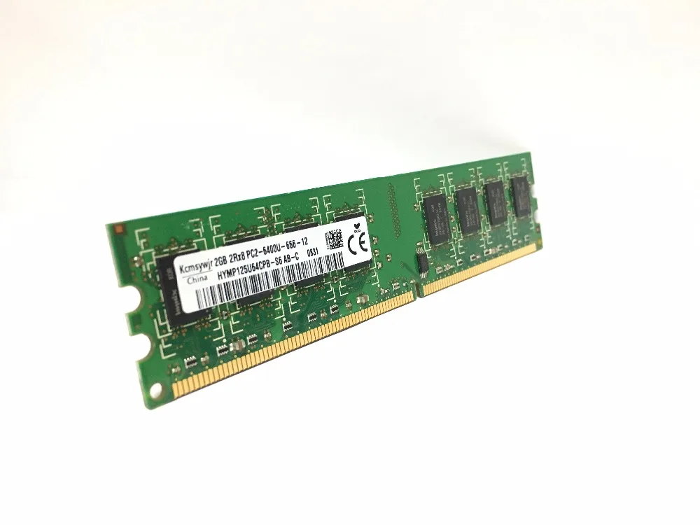 Стационарного персонального компьютера DDR2 2 Гб оперативной памяти 800 МГц PC2-6400U 240PIN DIMM для рабочего стола памяти 2G 2RX4 PC2 6400U 800 МГц
