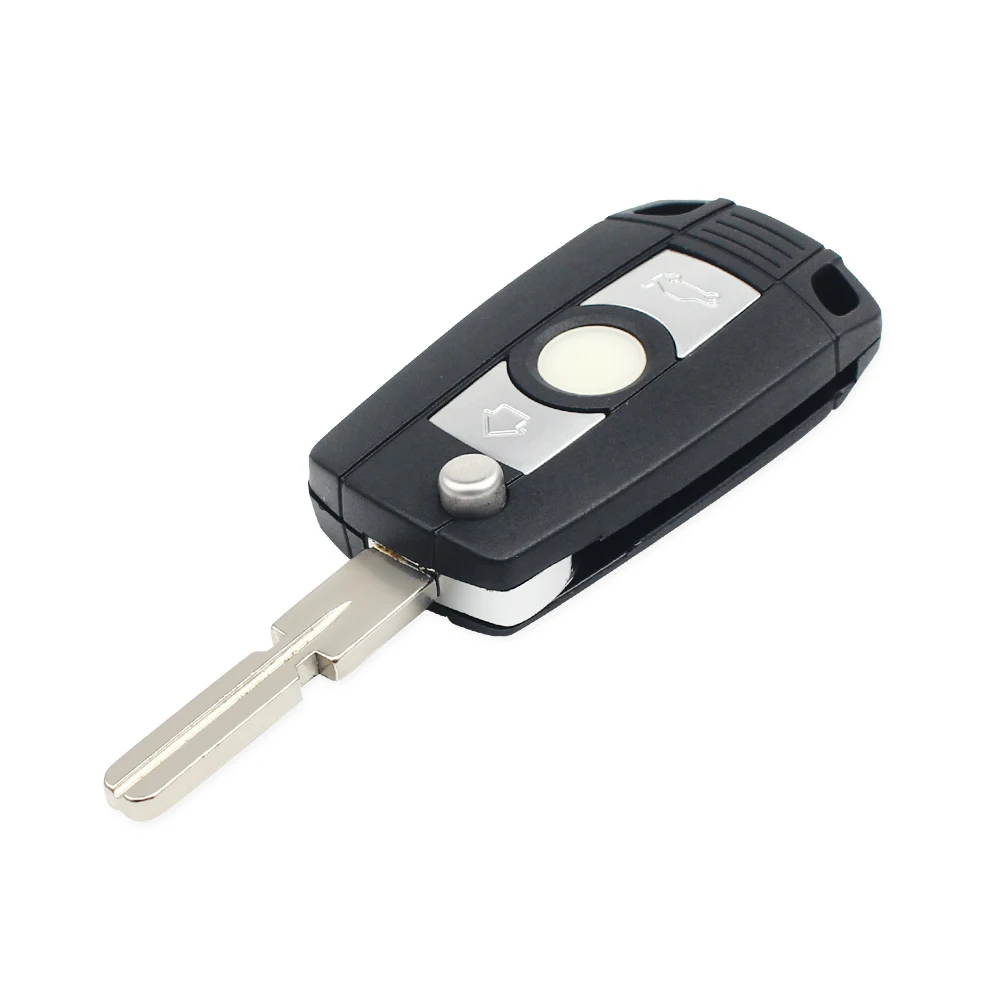 KEYYOU 3 кнопки откидной складной автомобиль дистанционного ключа оболочки для BMW X3 X5 Z3 Z4 1/3/5/7 серий с HU58/HU92 лезвие