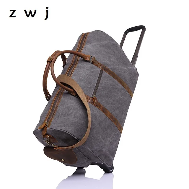 duffle suitcase with wheels