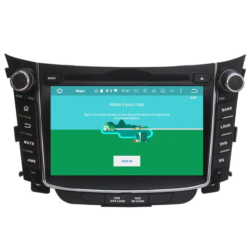 Cheap NaviTopia 4G RAM 64G ROM 8 Core Car GPS Navigation For Hyundai I30 2011 2012 2013 2014 Car Radio Head Unit 1