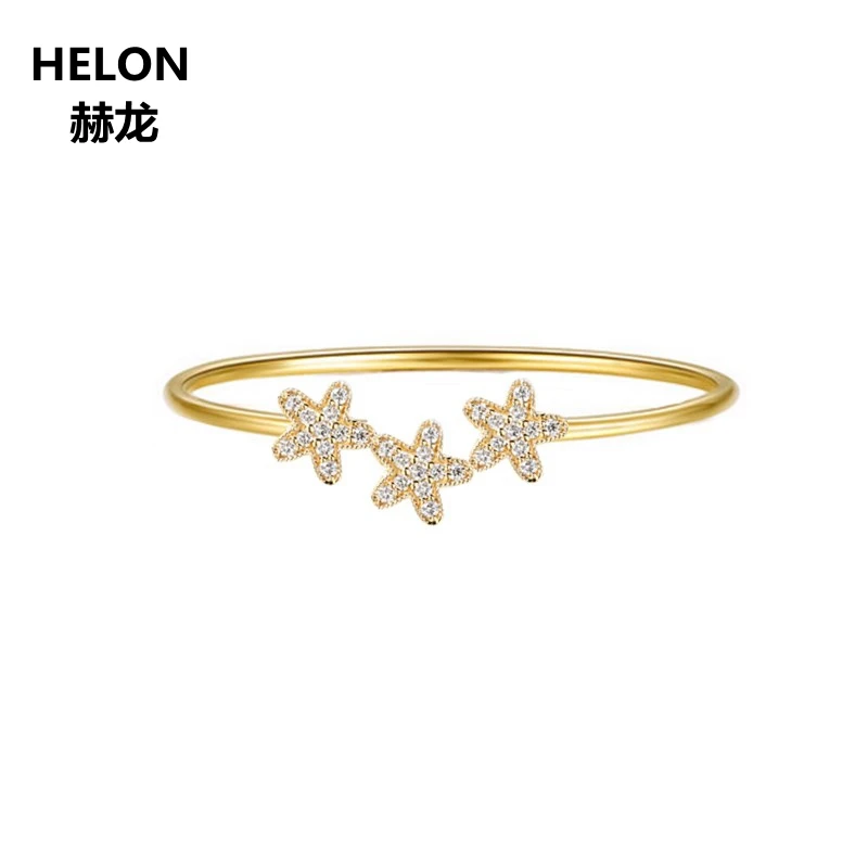

0.12ct SI/H Single Cut Natural Diamonds Engagement Ring Solid 14k Yellow Gold Anniversary Wedding Band Valentine Romantic Gift