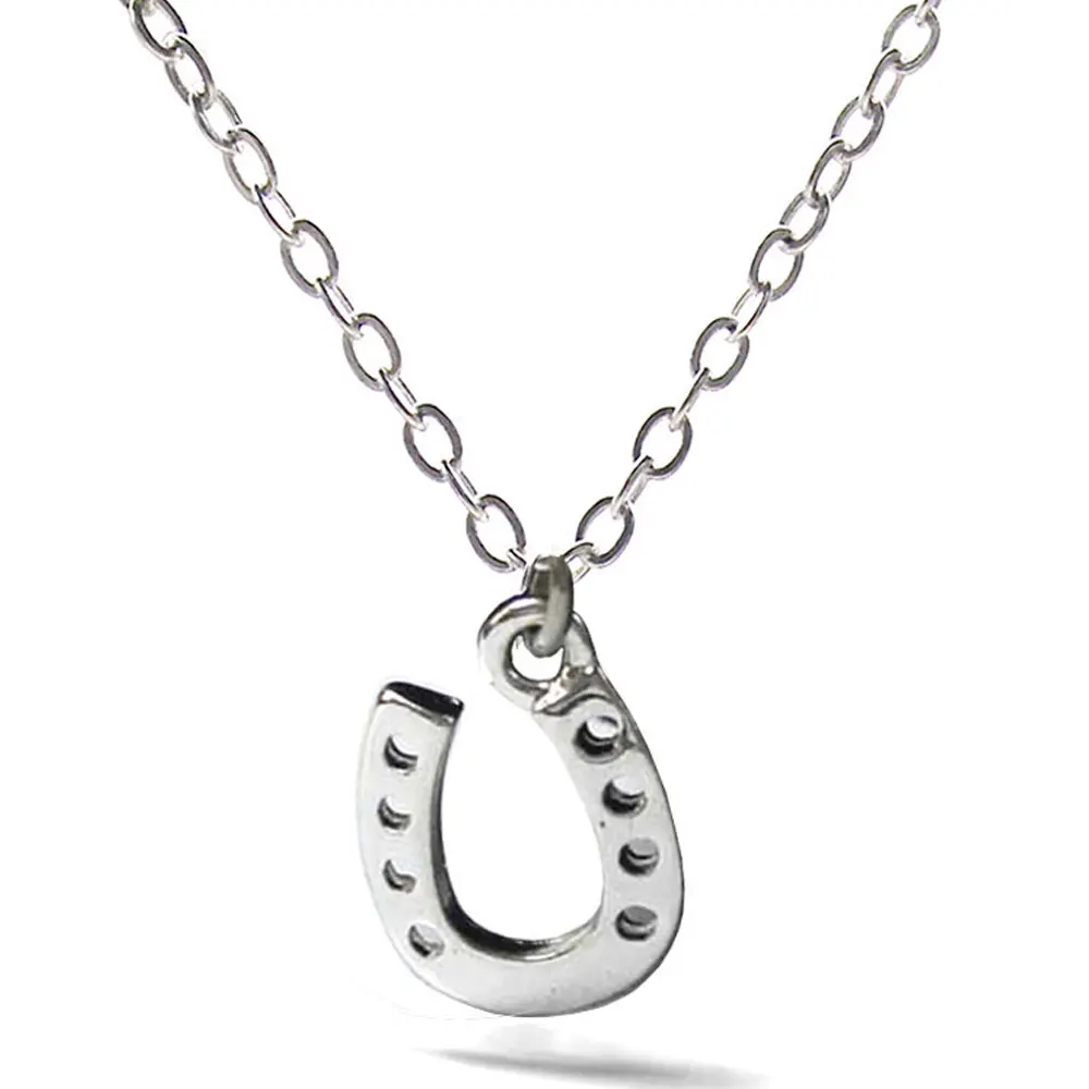 Horseshoe Pendant Necklace Plated For Woman Handmade Fashion Collar Jewelry Wholesale