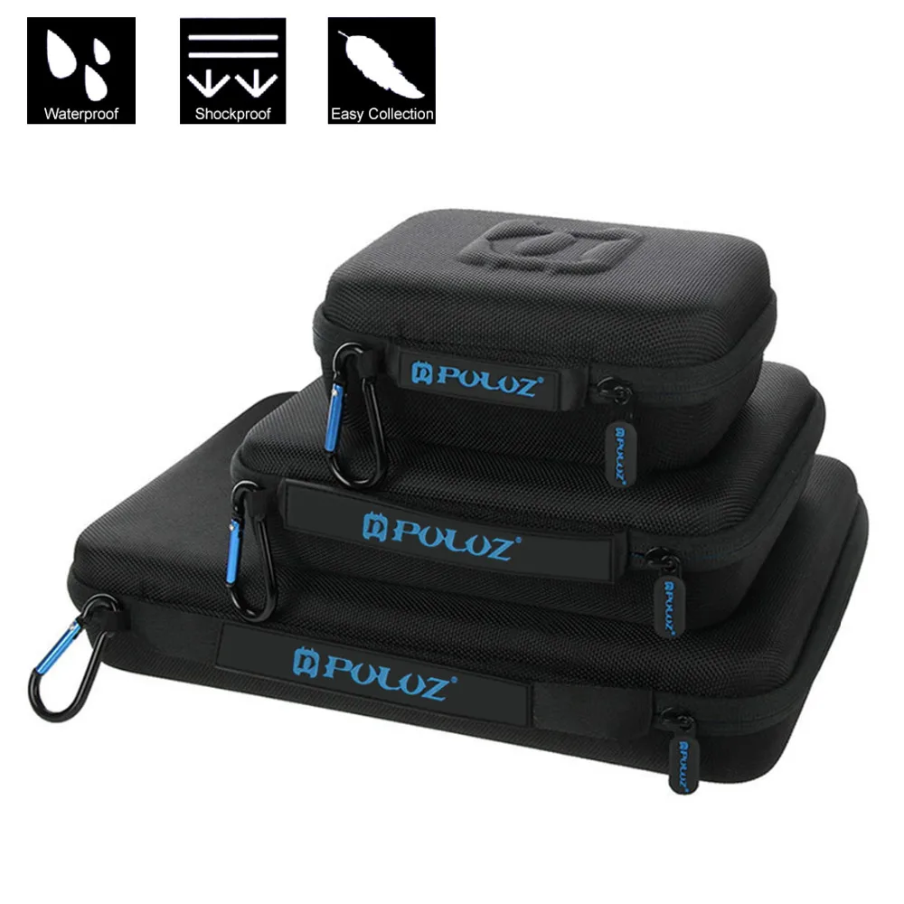 

PULUZ Waterproof Carrying Travel Case Bag for GoPro HERO 6 5 Session 4 3+3 for SJCAM SJ5000 for Xiaomi yi 4k other Sports camera