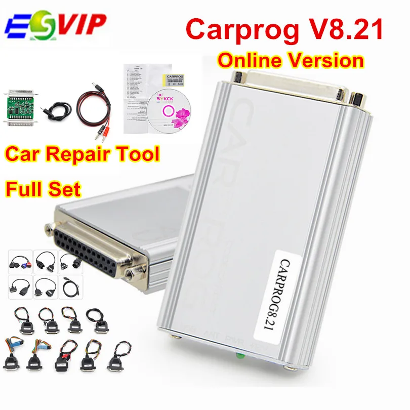 

New Arrival Carprog Full Set V8.21 Firmware Perfect Online Version Including Much More Authorization free shipping