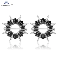 2 шт. Новинка панк Радиационная форма пуль пирсинг сосков, сексуальные кольца для пирсинга, ювелирные изделия для сосков, спираль, трагус, подарок для женщин и мужчин