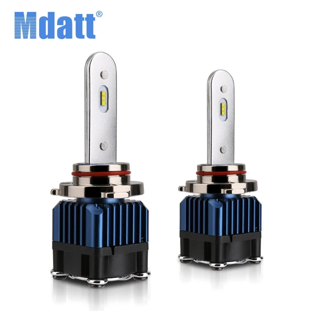 

Mdatt New 5200lm Headlight Car LED Head Lamp H8 H9 H11 9005 9006 HB3 HB4 H7 H4 Hi/Low Beam fog light lamp for motorcycle
