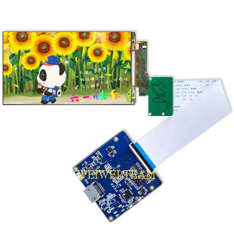 

4k LCD Screen 5.5 inch UHD 3840X2160 Display Panel for Raspberry pi 3 Model B+ With HDMI MIPI Driver Board Controller 60hz