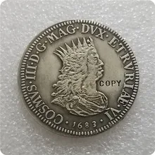 1683 Италия 1 Tollero Cosimo III Серебро Имитация монеты