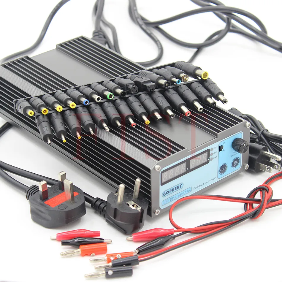 

CPS-3010 0-30V 0-10A Precision Digital Adjustable DC Power Supply Switchable DC Power DC conversion head