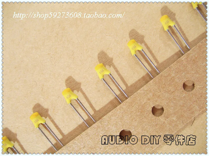 

Holland BC 20PCS/50PCS 560pF/100V 10% Silver Film Ceramic Capacitor (0.56nF 561, Italian original box) free shipping