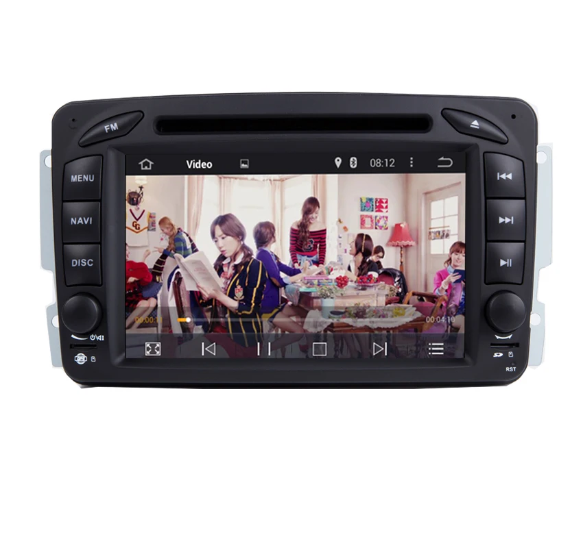 Android 7.1.1 7 дюймов Автомобильный dvd-плеер для Mercedes Benz W209 W203 W163 W463 Viano W639 Vito Wifi 3g gps Bluetooth радио