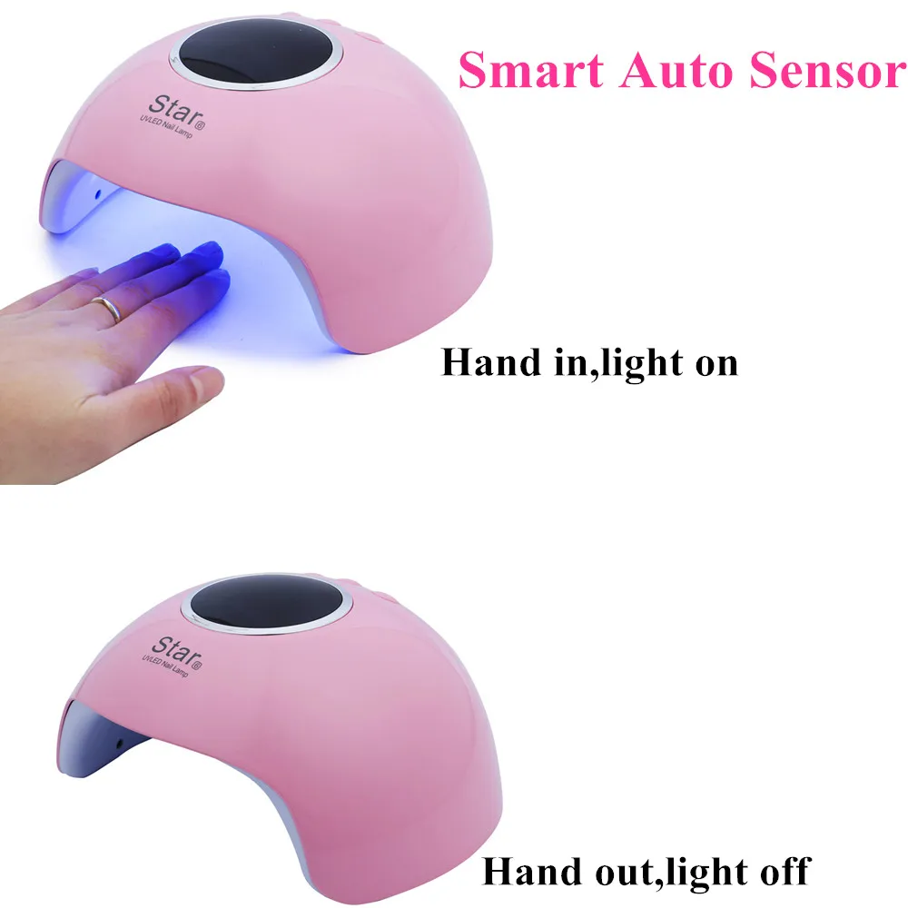 УФ лампа для ногтей для маникюра светодиодный Сушилка для ногтей 30 Вт/36 Вт лампа для полировки ногтей с 12/15 шт. светодиодный s 30 s/60 s/90 s автоматический датчик инструменты для дизайна ногтей