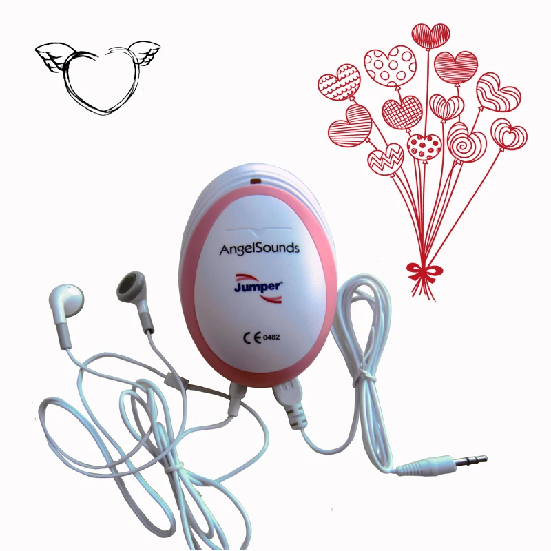 

Two units Fetal Doppler Portable Pocket Ultrasound Fetal Monitor Prenatal Monitor Angel Sound Series Factory Directly