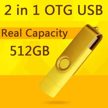 USB Drive 2.0 100% 32GB Smart Phone Tablet PC Flash Drives OTG External Storage Micro USB Pen Drive Memory Stick 64GB 128GB 1TB