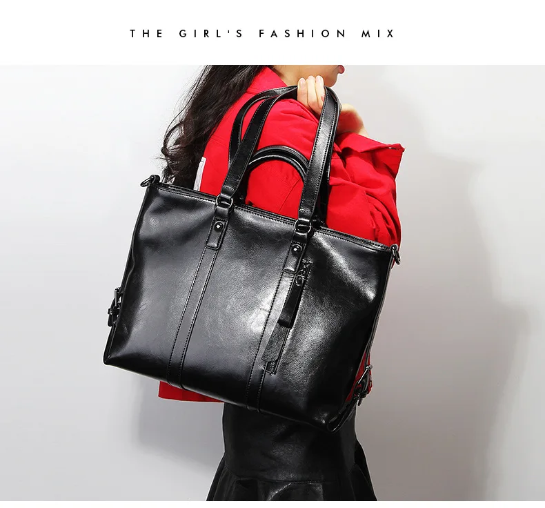 Новая модная брендовая дизайнерская женская сумка с ручкой сверху Роскошная масляная Вощеная яловая кожаная сумка через плечо