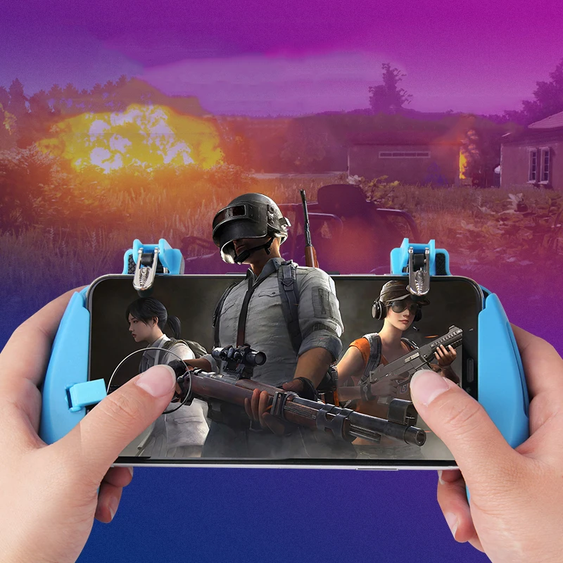 Геймпад PUBG портативный игровой контроллер с джойстиком металлический триггер