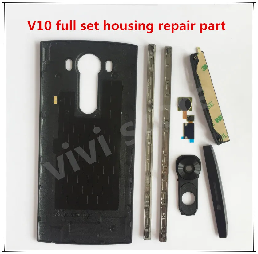 

Less but better for LG V10 housing Replacement full set with back cover camera lens side bars touch id top bottom battery cover