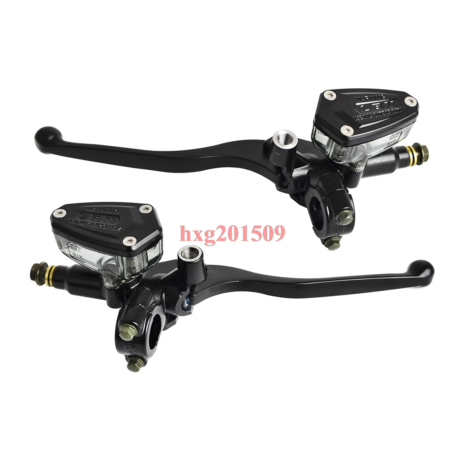 

7/8" Motorcycle Hydraulic Brake &Clutch Master Cylinder Lever Set
