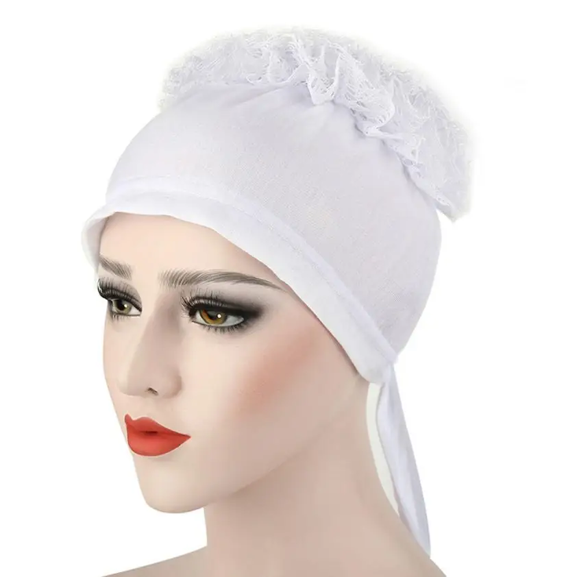 DOUDOULU мусульманская однотонная женская цветочная шапка после химиотерапии шапка для выпадения волос головной платок обертывание хиджиб шапка Gorras удобная повседневная одежда# ZH