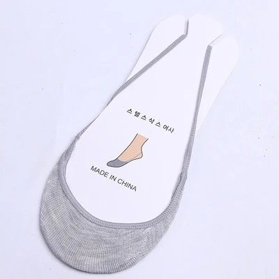 10pcs 5pair Cotton Comfortable Soild Half Sole Cover Invisible Sock Slippers for Women Girls Thin High Heel Shoes Socks Meais gray