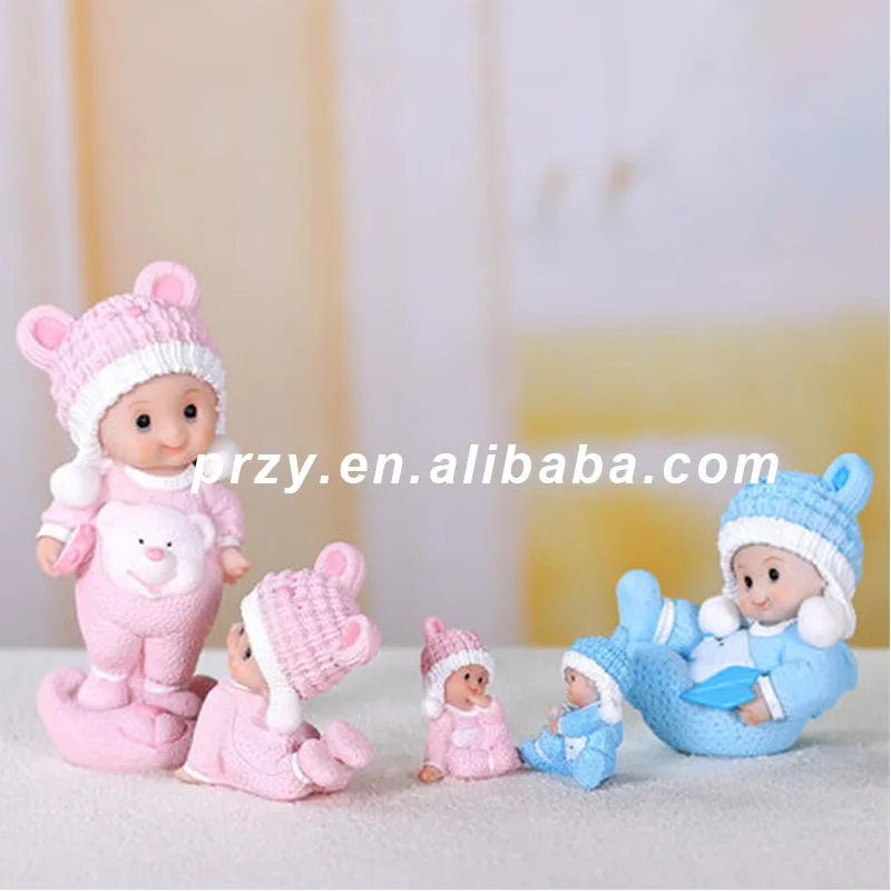 Przy Fondant силиконовая 3D форма милые детские куклы для украшения торта три размера