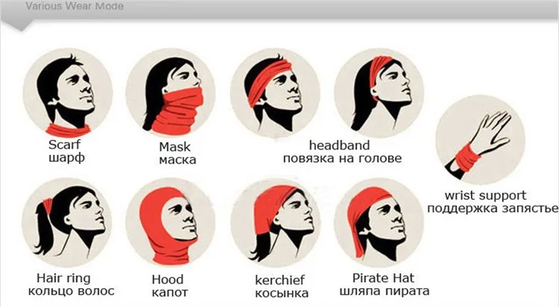 man scarf New Fashion Dragon Bicycle Motorcycle Bandana Scarf Tube Scarf Gift for Baby Multifunctional Seamless Tubular Scarf HY15 barbour scarf mens