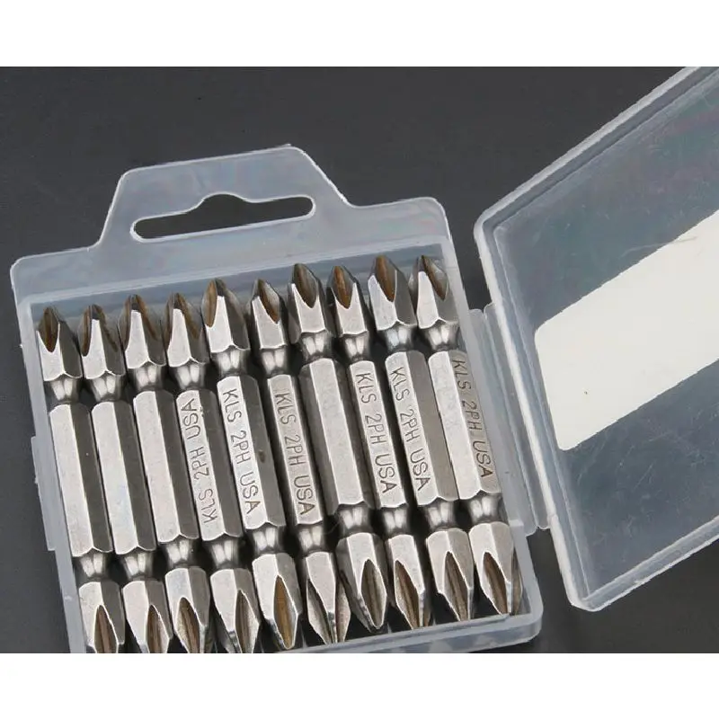 10pcsS2 Electric Screwdriver Bits Head Double end Electric Screw Driver