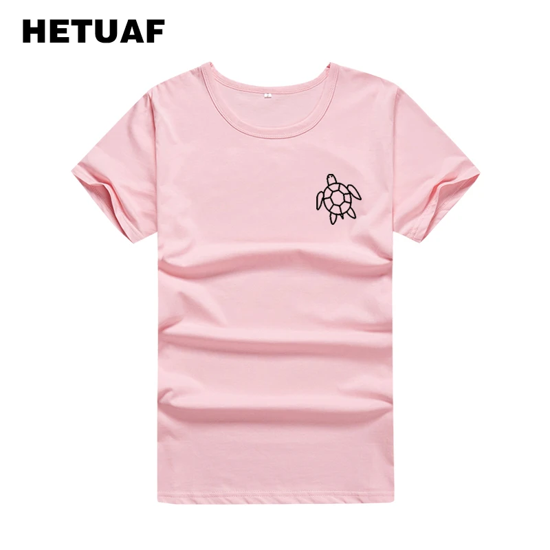HETUAF Kawaii карман черепаха футболка женская повседневная обувь Обувь с рисунком