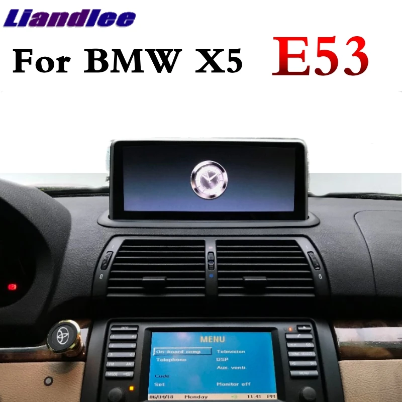 Liandlee автомобильный мультимедийный плеер NAVI для BMW X5 E53 1999 2000 2001 2002 2003 2004 2005 2006 CarPlay радио-систем Idrive(gps навигации