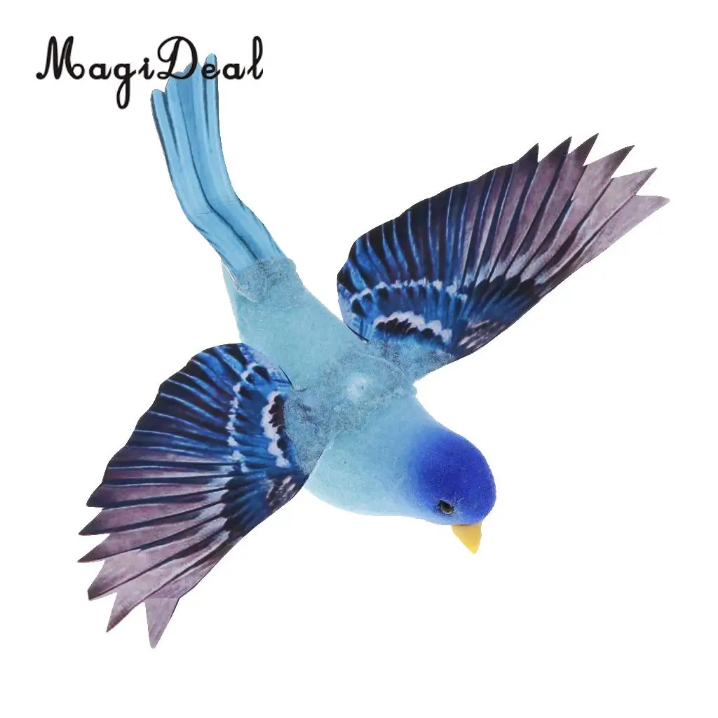 Spreading Winds Artificial Feathered Foam Birds Home Garden Wedding Decor